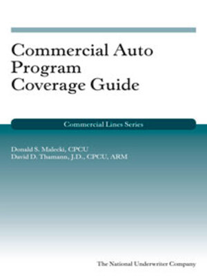 cover image of Commercial Auto Program Coverage Guide